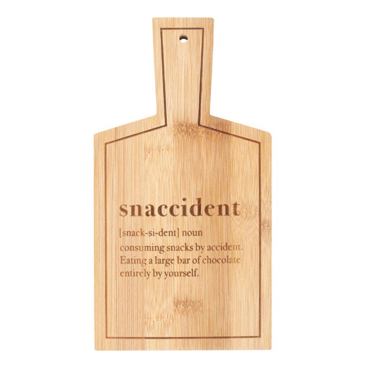 Snaccident Bamboo Serving Board