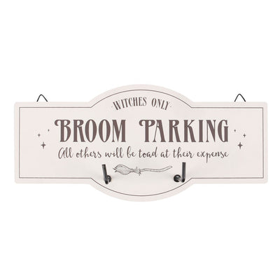 Broom Parking Wall Hook Sign