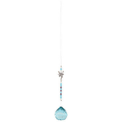 Turquoise Hanging Fairy Crystal