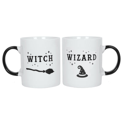 Witch and Wizard Mug Set