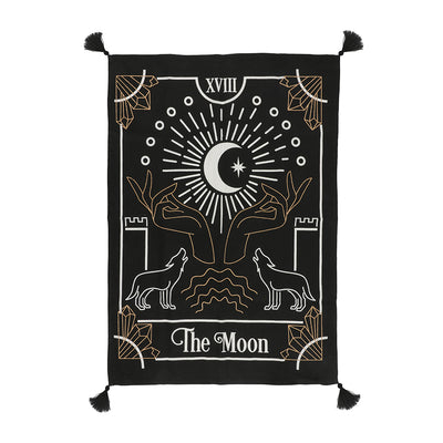 Small Moon Tarot Card Wall Tapestry