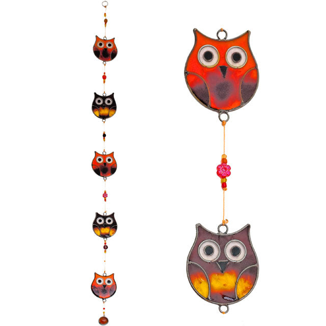 String Of 5 Owls