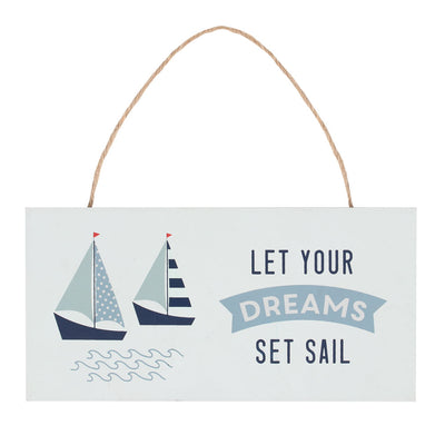 Set Sail Hanging Sign