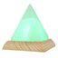 Pyramid White USB Salt Lamp