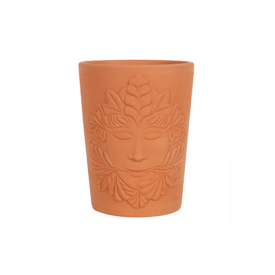 16cm Green Goddess Terracotta Plant Pot