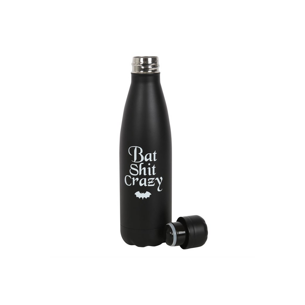 Bat Shit Crazy Metal Water Bottle