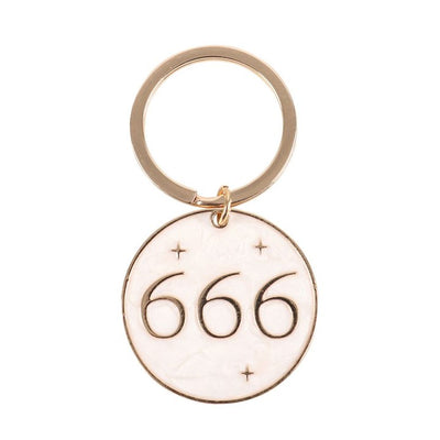 666 Angel Number Keyring