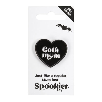 Goth Mum Pin Badge
