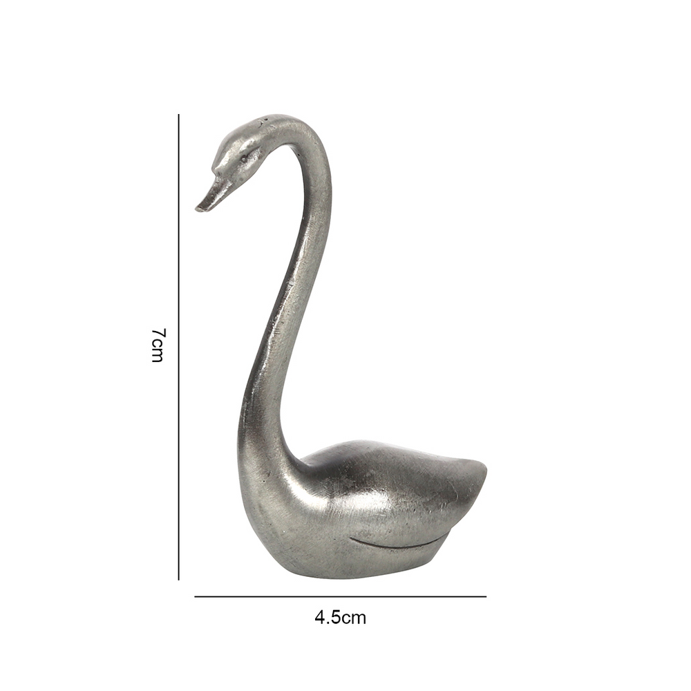 Metal Swan Ring Holder