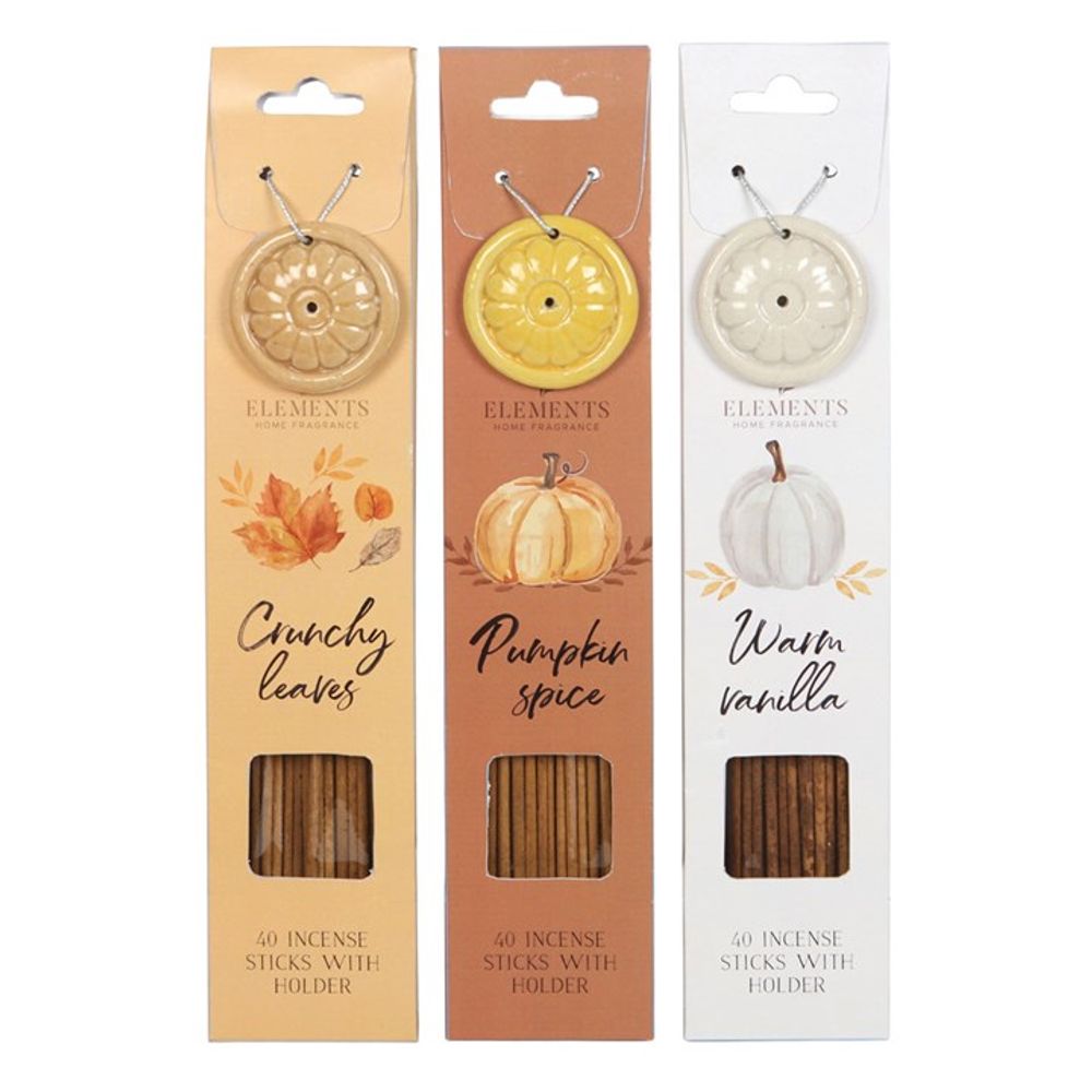 Set of 18 Autumn Accents Incense Sticks