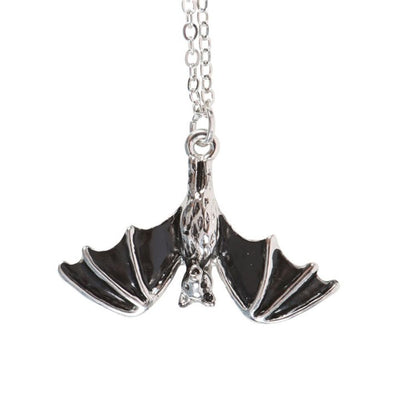 Hanging Bat Pendant Necklace