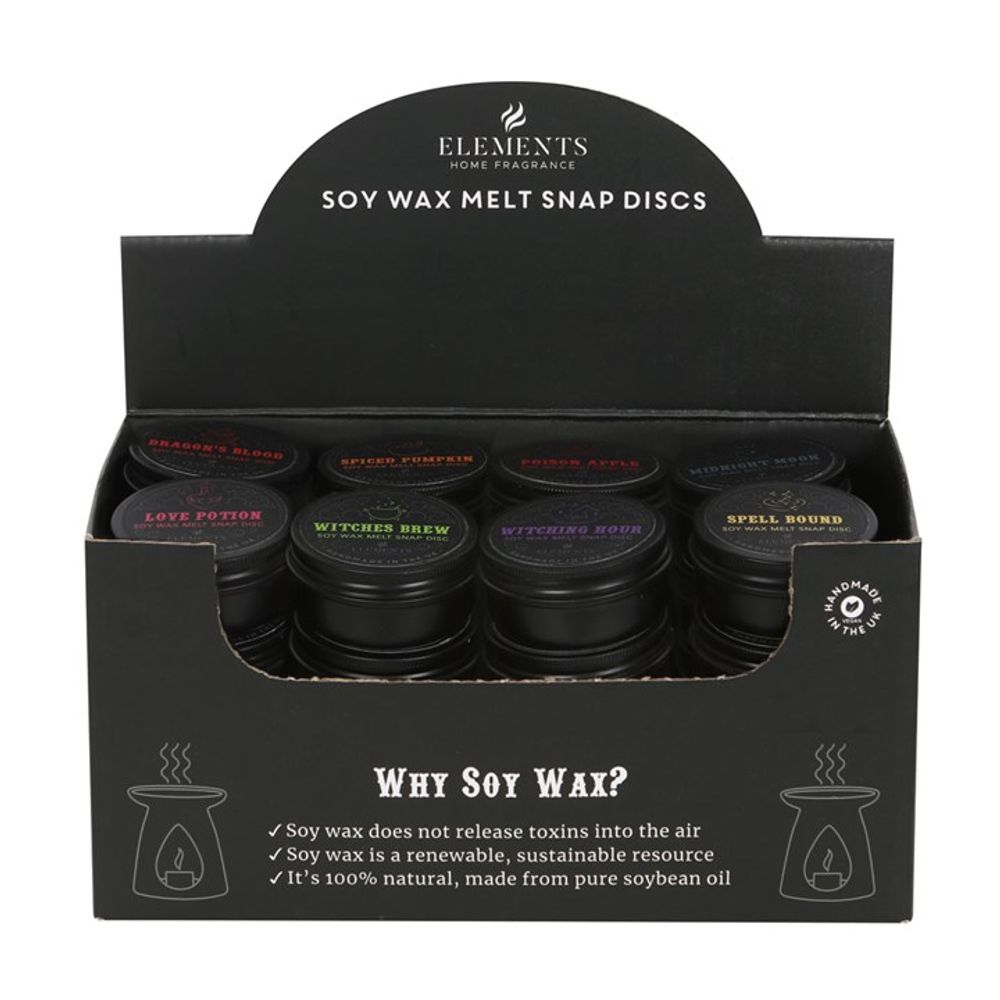 32 Gothic Soy Wax Snap Discs