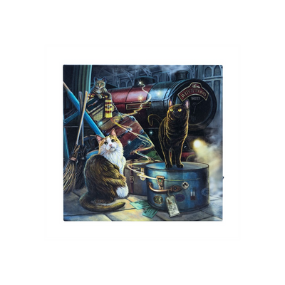 Witchwood Express Light Up Canvas Plaque by Lisa Parker