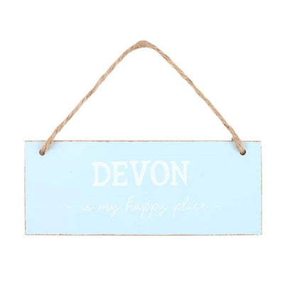 Devon is My Happy Place Hanging Sign