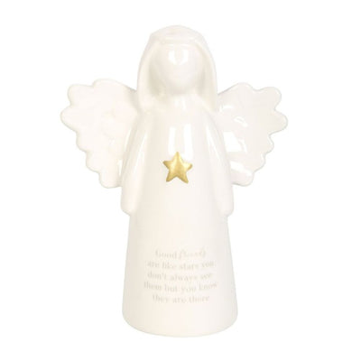 Good Friends Sentiment Angel Ornament