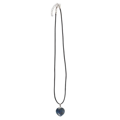 Lapis Lazuli Healing Crystal Heart Necklace