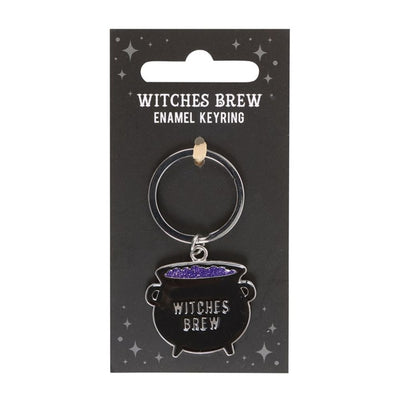 Witches Brew Cauldron Keyring