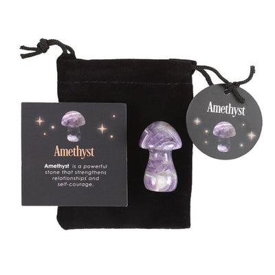 Magical Amethyst Crystal Mushroom