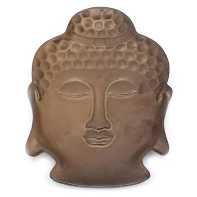 22cm Ceramic Bronze Buddha Trinket Tray