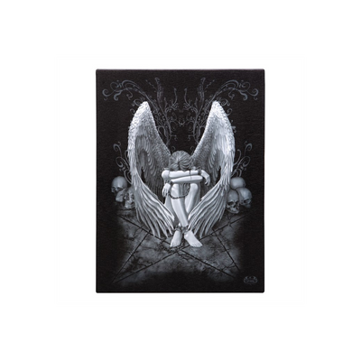 19x25cm Enslaved Angel Canvas Plaque by Spiral Direct