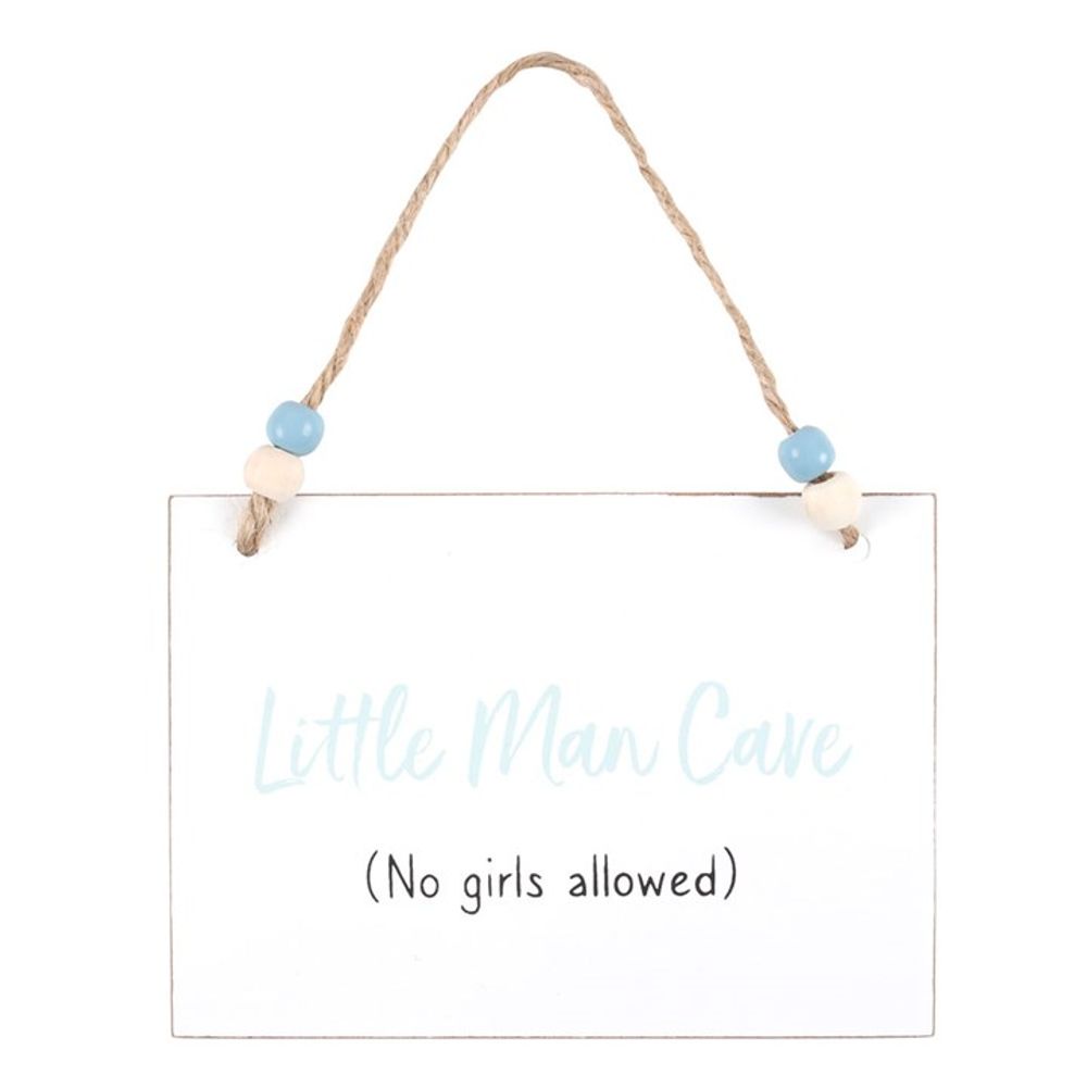 Little Man Cave Hanging Sign