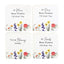 Set of 24 Wildflower Coasters
