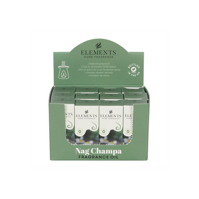 Set of 12 Elements Nag Champa Fragrance Oils